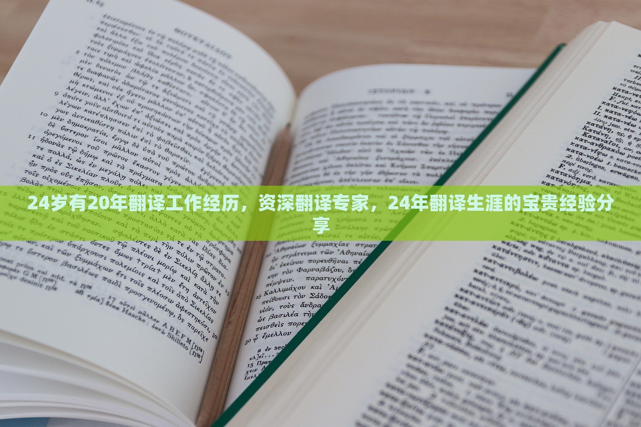 24岁有20年翻译工作经历，资深翻译专家，24年翻译生涯的宝贵经验分享，资深翻译专家分享，24年翻译生涯的宝贵经验谈