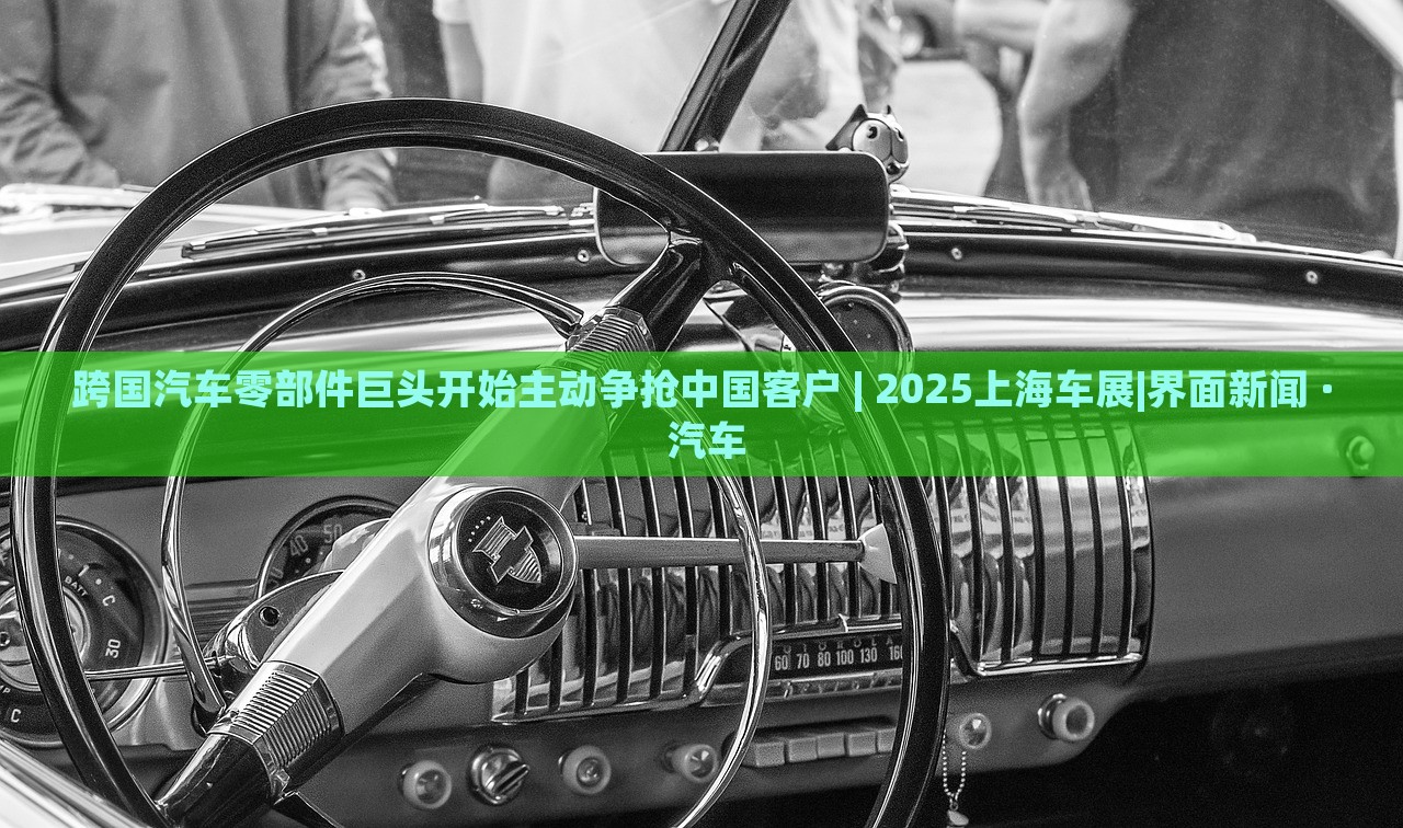 跨國汽車零部件巨頭開始主動(dòng)爭搶中國客戶 | 2025上海車展|界面新聞 · 汽車
